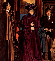 Robert Fawcett Sherlock Holmes illustration