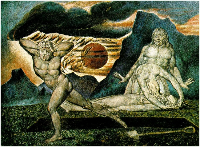 William Blake: The Body of Abel found by Adam and Eve