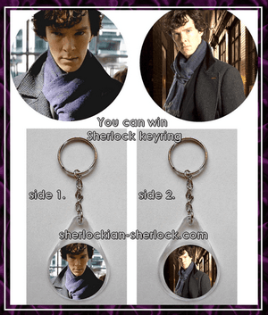 Benedict Cumberbatch BBC Sherlock keyring