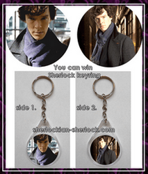 Benedict Cumberbatch BBC Sherlock keyring