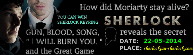 BBC Sherlock Moriarty fake death