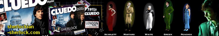 BBC Sherlock Cluedo Game