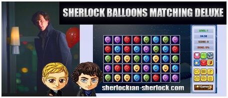 BBC Sherlock Balloons Matching Deluxe BBC Sherlock Balloons Matching Deluxe