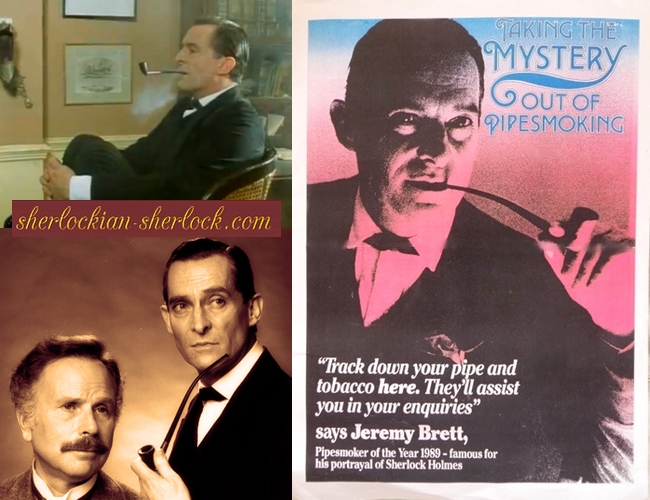Jeremy Brett Sherlock Holmes pipe