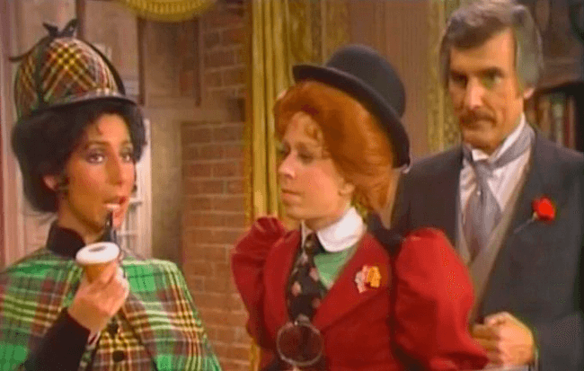 Cher in deerstalker